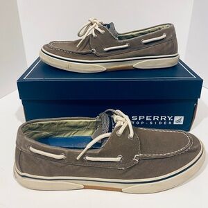 Sperry Top Siders Halyard 2 Eye Choco/Honey Size 12 Men’s